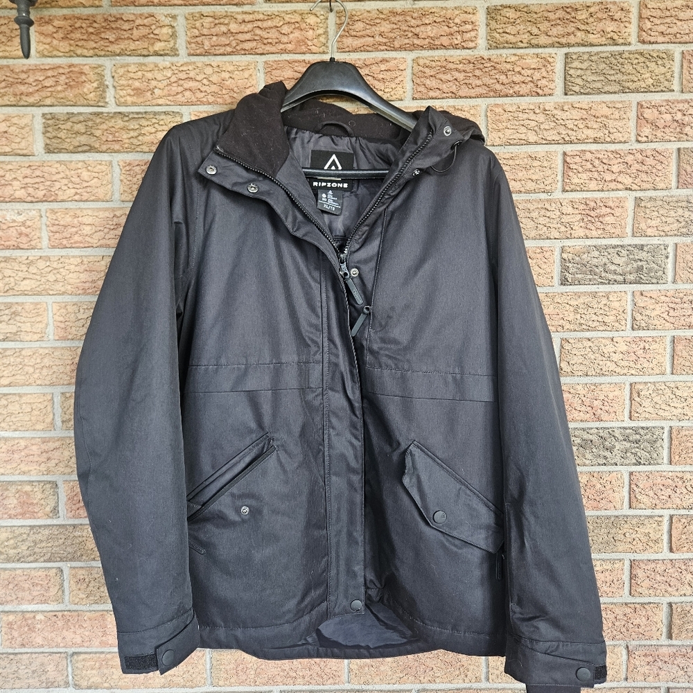 RIPZONE Ski/Snowboarding Coat, Black Womans XL